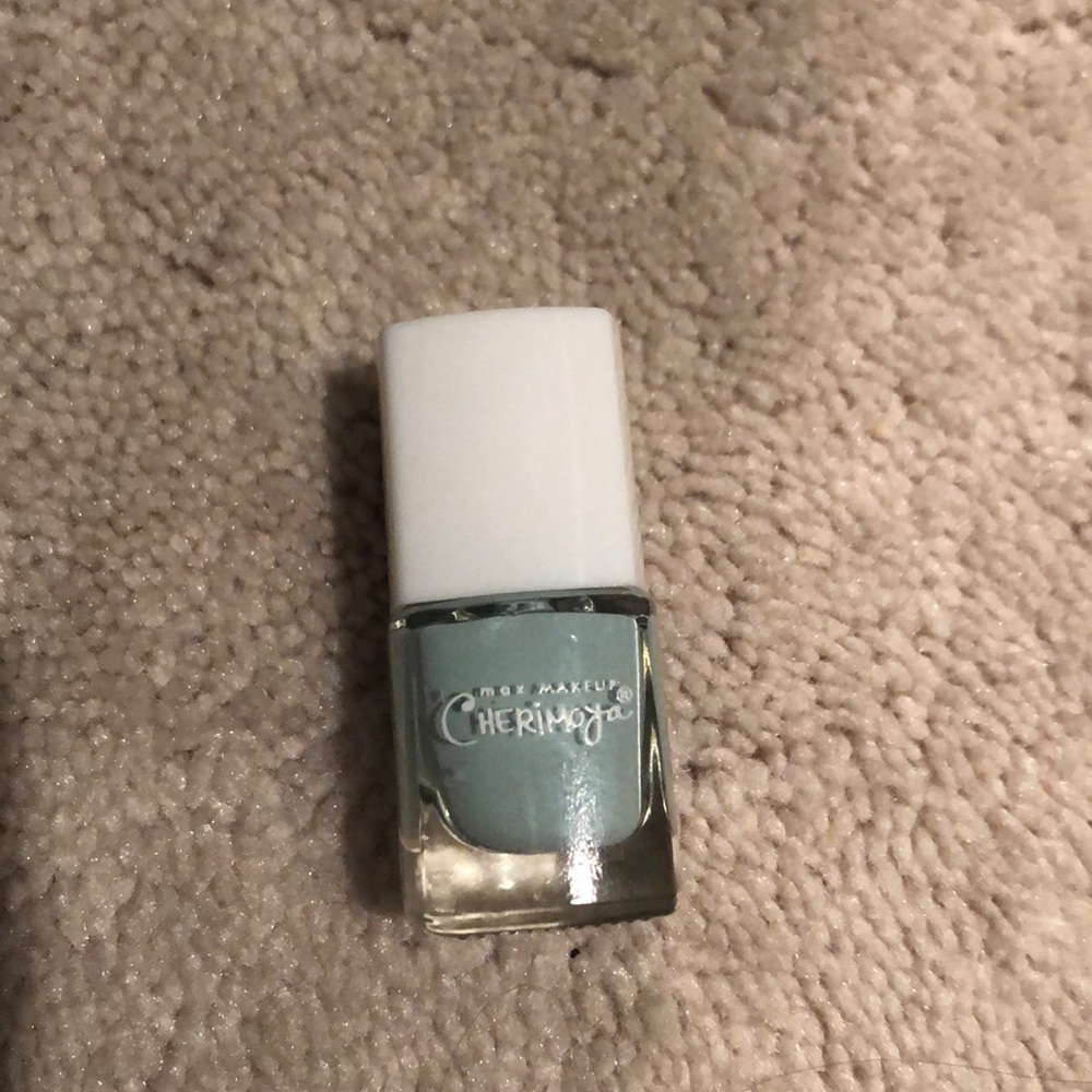 Max Makeup Cherimoya Nail Polish- Shade: Blue Grey